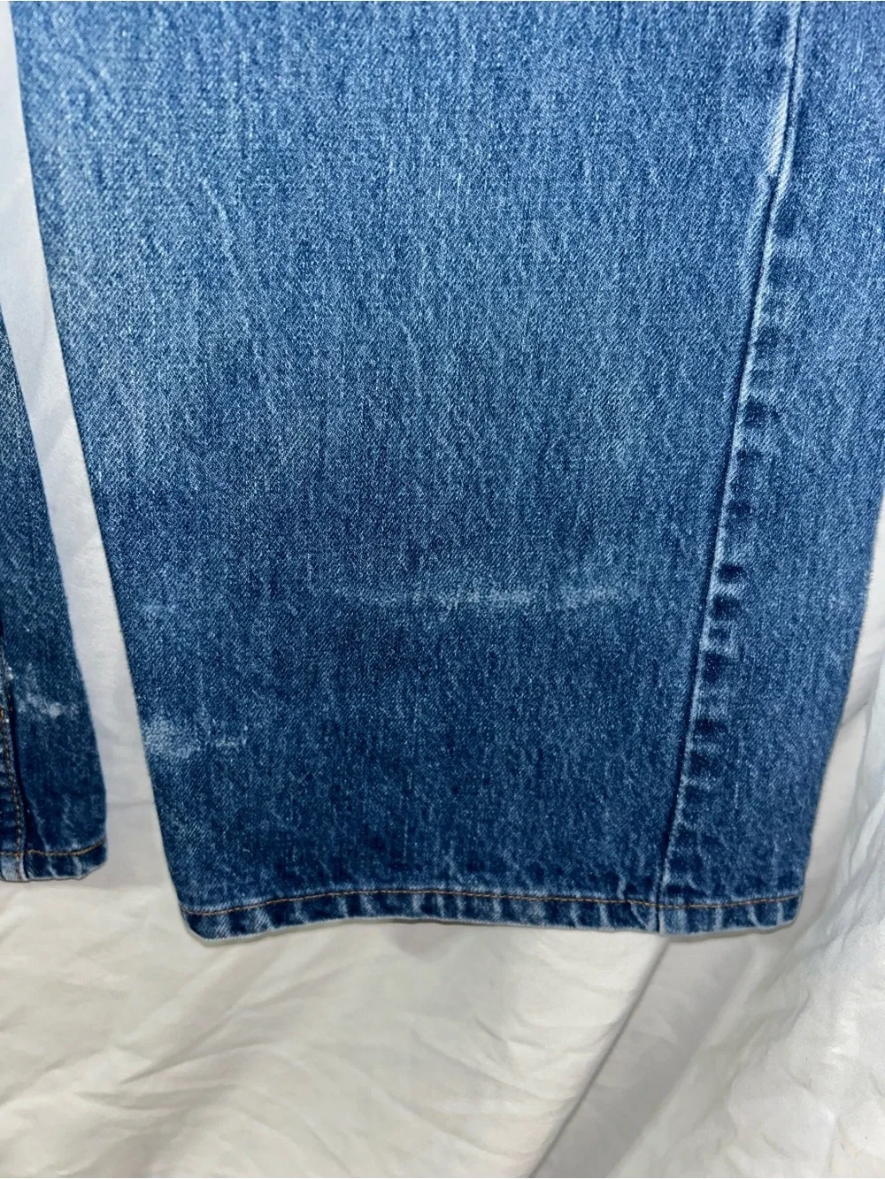 Vtg 1988 Levi's 517 Orange Tab Jeans Made in USA Bootcut Heavyweight Denim 39x31